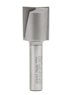 32-225252. Фреза пазовая прямая торцевая D25 H25 A+3° TL75 Z2 X12 — хвостовик 12 мм, диаметр 25 мм — артикул 32-225252