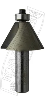 0206-38. Фреза кромочная конусная н/п A30° D38 H22.2 TL71 Х12 #16410 — хвостовик 12 мм, диаметр 38 мм — артикул 0206-38