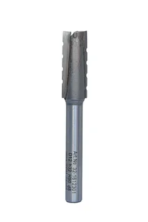 32-1612301. Фреза пазовая прямая торцевая стружколом D12 H30 A5° TL80 Z2+1 X8 — хвостовик 8 мм, диаметр 12 мм — артикул 32-1612301