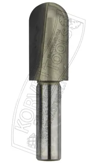 0507-952. Фреза пазовая галтельная D19,05 R9,52 H38,1 TL... Х12 Т/З — хвостовик 12 мм, диаметр 19.05 мм — артикул 0507-952
