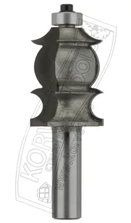 2038-40Gl.Фреза кромочная фигурная R5 D30 H40 Х12 — хвостовик 12 мм, диаметр 30 мм — артикул 2038-40