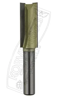 0101-12308. Фреза пазовая прямая D12 H30 TL62 Х8 по ДСП — хвостовик 8 мм, диаметр 12 мм — артикул 0101-12308