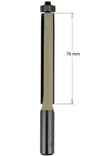 0204-76.Фреза кромочная прямая н/п D12,7 H76.2 TL129 Х12 16410 #BK-00111 — хвостовик 12 мм, диаметр 12.7 мм — артикул 0204-76