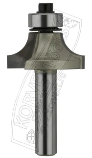 0602-796.Фреза кромочная калевочная R7.96 D28.62 Н12,7 TL55 Х8 9242#16410 — хвостовик 8 мм, диаметр 28.62 мм — артикул 0602-796