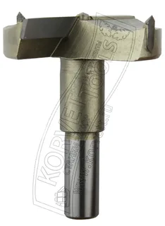 1807-55. 35-Фреза Форстнера твердосплавная D55 TL70 Z2 Х12 Т/З — хвостовик 12 мм, диаметр 55 мм — артикул 1807-55