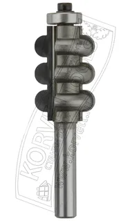 2503-4Al. Фреза кромочная фигурная Al. D30 H35 R4 Х8 — хвостовик 8 мм, диаметр 30 мм — артикул 2503-4al
