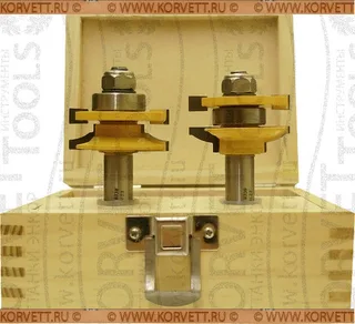 9341. Набор фрез комбинированных рамочных D41.3 H23 Dподшип 22 Х12 — хвостовик 12 мм, диаметр 41.3 мм — артикул 9341