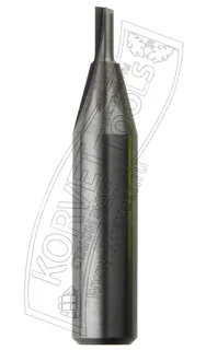 0112-256. Фреза пазовая прямая D2,5 H6 TL40 z1 Х8 — хвостовик 8 мм, диаметр 2.5 мм — артикул 0112-256