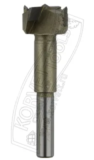 1807-22. 35-Фреза Форстнера твердосплавная D22 TL70 Z2 Х8 — хвостовик 8 мм, диаметр 22 мм — артикул 1807-22