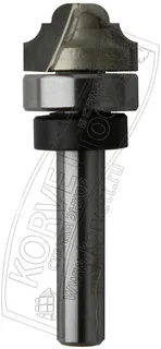 0805-19. Фреза кромочная калевочная D19,05 R3,17 H11,1 TL56 Х8 Т/З — хвостовик 8 мм, диаметр 19.05 мм — артикул 0805-19